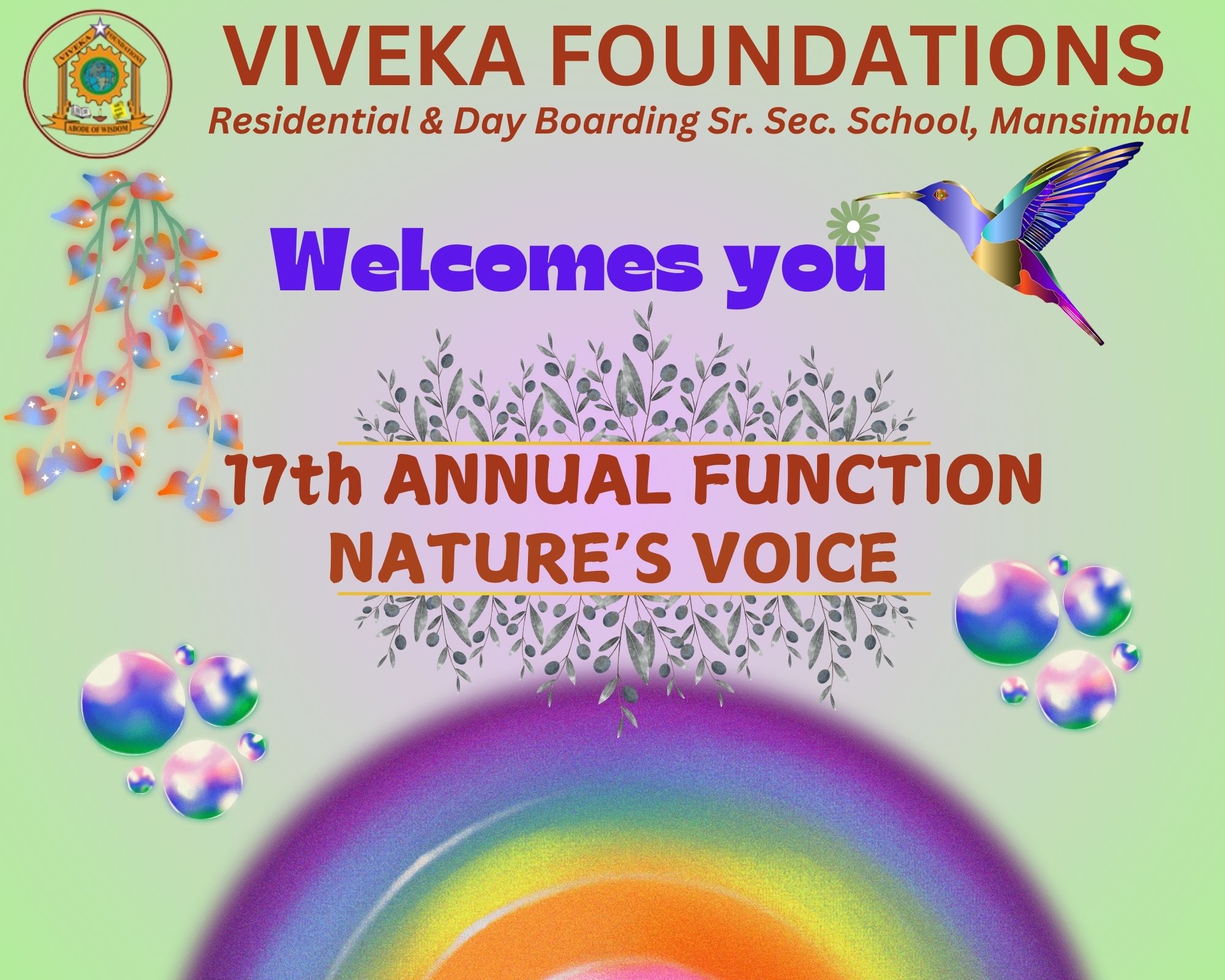 Nurturing Young Minds through Nature's Symphony: Viveka's Annual Function 2024